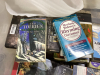 GOOD LIDDED TOTE FULL OF BOOKS - 4