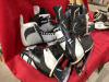 BOX OF HOCKEY SKATES - CCM + BAUER - 2