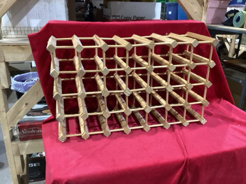 WINE BOTTLE RACK