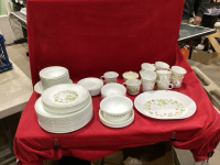 BIG BOX OF CORELLE -PLATES, BOWLS, PLATTER