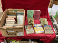 BOX OF VINTAGE BOOKS