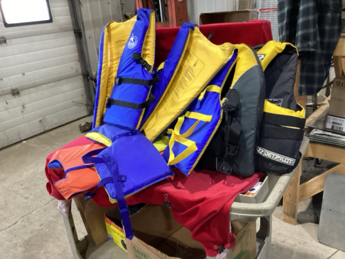 BAG OF LIFE JACKETS - ADULT