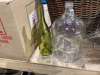 4 BOXES - 3 BOXES WITH (12) 4.5 LITRE JUGS + (12) GREEN WINE BOTTLES