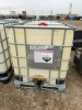 Poly tank in steel crib, non-potable