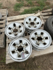 Set of four chrome rims