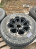 Set of four tires and rims