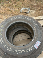 Two Goodyear Wrangler tires