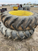 Two Goodyear tractor tires