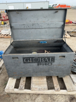 Steel storage box and contents