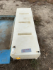 Upright poly water tank, and calf sled - 2