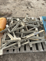 Pallet of plastic brackets