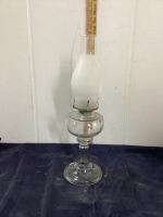 KEROSENE LAMP - CLEAR PEDESTAL BASE