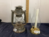 BEACON BARN LANTERN & PARTYLITE CANDLE HOLDER