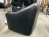 BLACK LEATHER KIDS CHAIR - 2