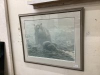 ROBERT BATEMAN LARGE BEAR PRINT - SIGNED