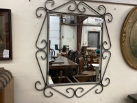 METAL FRAMED MIRROR -