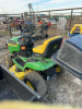 John Deere riding lawnmower with bagger ( no bags ) - 4