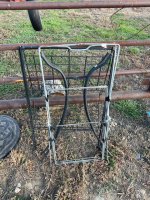 Folding plant stands and garbage bag holder