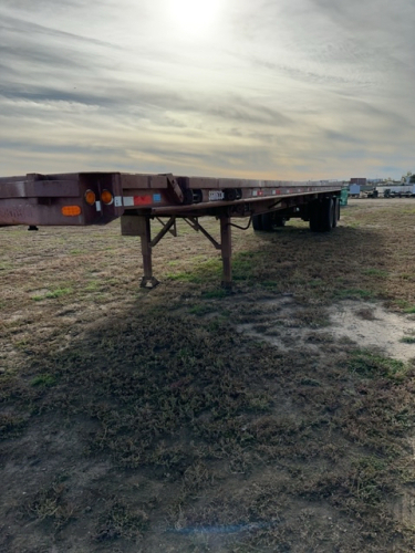 1994 Fruehauf X-1, 45 foot tandem highboy flatbed