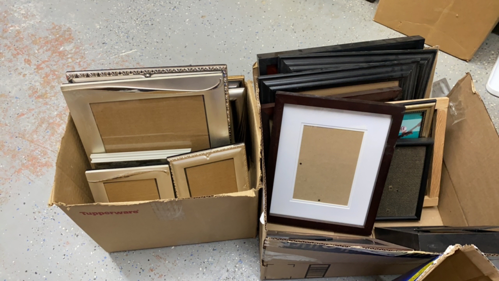 (3) BOXES PICTURE FRAMES