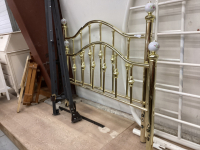 BRASS HEADBOARD/FOOTBOARD & FRAME - DOUBLE