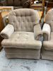 "BIRCHWOOD" SWIVEL ROCKING CHAIR & MATCHING SOFA - 3