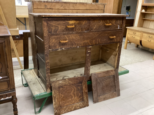 ANTIQUE BUFFET & HUTCH