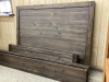 QUEEN SIZE HEADBOARD/FOOTBOARD AND RAILS - 2