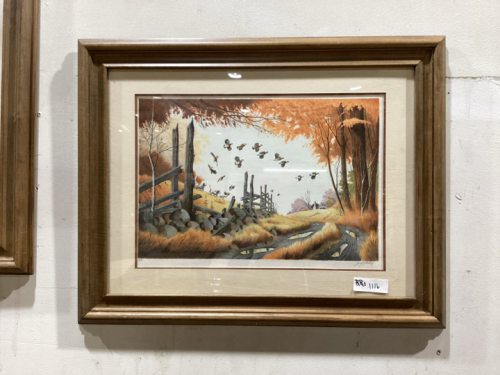 FRAMED HUNTING PRINT