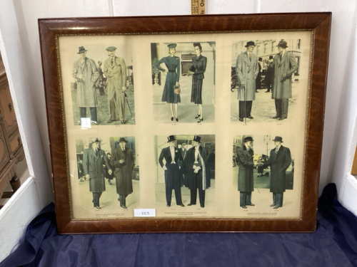 LARGE ANTIQUE FRAMED CATALOGUE ITEMS