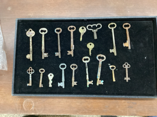 ONE BAG OF ASSORTED SKELETON KEYS