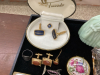 CUFF LINKS,TIE PINS, PERFUME BOTTLES, COMPACT, PINS - 2