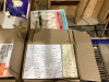 CART FULL OF PRINTER PAPER, MISC OFFICE SUPPLIES, FILE FOLDERS & HOLDERS, ROLL OF BROWN PAPER, LABELS - 5