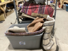 TOTE W/ SADDLE PADS & BLANKETS