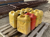 (7) DIESEL & (1) GAS JERRY CANS - 2