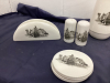 BERNIE BROWN ITEMS - SOAP DISPENSERS, NAPKING HOLDER, SALT & PEPPER, SOAP DISH, COASTERS - 3