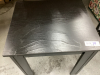 (2) BLACK SIDE TABLES - 2