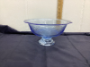 DEPRESSION GLASS? BOWL - LIGHT BLUE