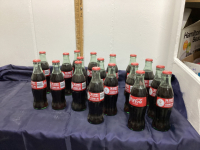 BOX OF FULL COCA-COLA CLASSIC POP BOTTLES - WINNIPEG 1999 PAN AMERICAN GAMES