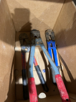 Three bolt cutters