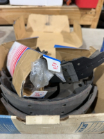 Two boxes of brake parts