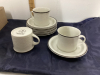 ROYAL DOULTON COFFE MUGS AND PLATES - 2