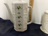 JD JAR, ROOSTER MOTIF COFFEE POT, COFFEE & TEA CANISTERS - 3