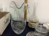 (2) BOXES W/ CLEAR GLASSWARE - 3