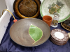 (2) BOXES W/ POTTERY & STONEWARE PLATTERS, BUTTER DISH, SMALL PLATES, BOWLS - 3