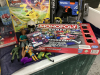 BOX W/ VARIOUS BOARD GAMES, NERF GUNS, POKÉMON BOOKS/CUP/GAME, ACTION FIGURES ETC - 2