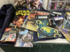 BOX W/ X-O MANOWAR GRAPHIC NOVELS, GUNDAM WAR CARD GAME, BINDER W/ MOVIE TRADING CARDS, ZELDA UNO - 2