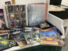 BOX W/ X-O MANOWAR GRAPHIC NOVELS, GUNDAM WAR CARD GAME, BINDER W/ MOVIE TRADING CARDS, ZELDA UNO - 4