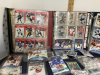 BOXFUL OF SPORTS TRADING CARDS - MOSTLY HOCKEY -INCLUDES LARGER SIZED "WINTER CLASSIC" CARDS IN CASES - 4