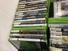 LAUNDRY BASKET FULL OF XBOX 360 GAMES AND CONSOLE - 4